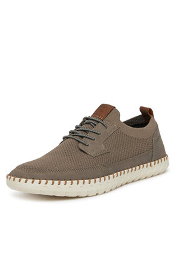Rieker Sneakersy B2953-64 Beżowy. Kolor: beżowy. Materiał: materiał
