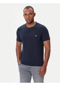 Emporio Armani Underwear Komplet 2 t-shirtów EM000391 AF14132 MB143 Granatowy Regular Fit. Kolor: niebieski. Materiał: bawełna