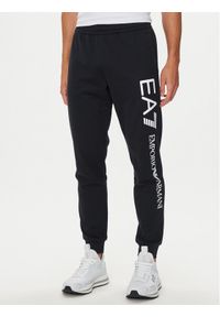 EA7 Emporio Armani Spodnie dresowe 8NPPC3 PJ05Z 0544 Granatowy Slim Fit. Kolor: niebieski. Materiał: bawełna #1