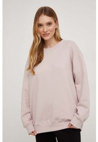 Answear Lab bluza bawełniana damska kolor różowy gładka. Kolor: różowy. Materiał: bawełna. Wzór: gładki. Styl: wakacyjny #1