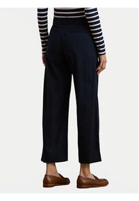 Lauren Ralph Lauren - LAUREN RALPH LAUREN Kuloty 200876606005 Granatowy Wide Leg. Kolor: niebieski. Materiał: bawełna #4