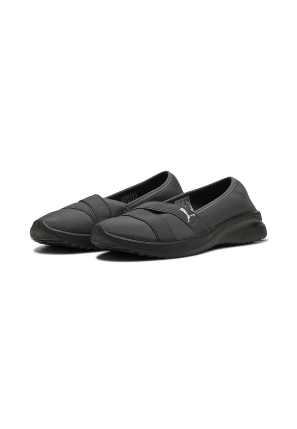 Puma - Damskie sneakersy Adelina 2 PUMA. Kolor: czarny, szary, wielokolorowy. Szerokość cholewki: normalna. Sport: turystyka piesza