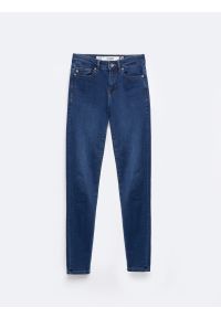 Big-Star - Jeansy damskie skinny niebieskie Adela 358. Kolor: niebieski. Styl: klasyczny #9