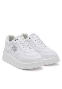 Karl Lagerfeld - KARL LAGERFELD Sneakersy KL63523 Biały. Kolor: biały. Materiał: materiał