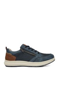 Rieker Sneakersy 16901-14 Granatowy. Kolor: niebieski. Materiał: materiał #1