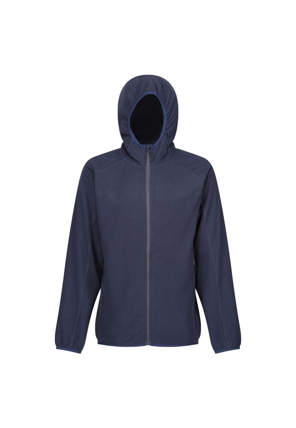 Regatta - Bluza Polarowa Męska Pełen Suwak Navigate. Kolor: szary, niebieski, wielokolorowy. Materiał: polar. Sezon: zima. Sport: turystyka piesza