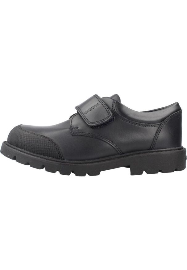 Tenisówki Geox Model J Shaylax Boy Kolor Niebieski. Kolor: niebieski. Materiał: tkanina, skóra. Sport: turystyka piesza
