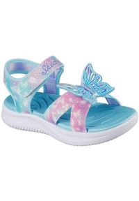 skechers - Sandały dziecięce Skechers Jumpsters Sandal. Kolor: niebieski. Materiał: materiał, syntetyk