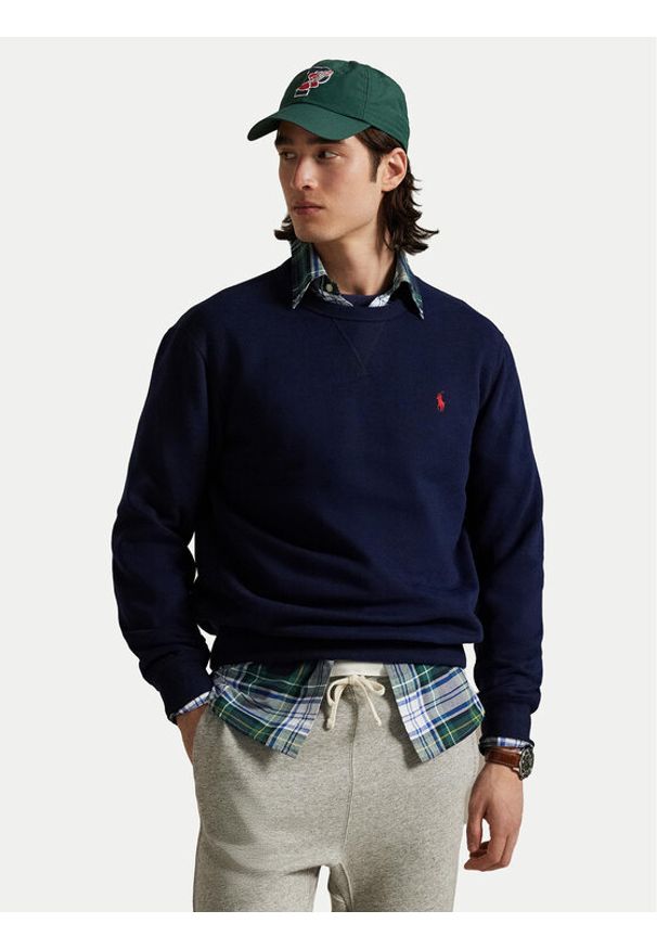 Polo Ralph Lauren Bluza 710766772003 Granatowy Regular Fit. Typ kołnierza: polo. Kolor: niebieski. Materiał: bawełna, syntetyk
