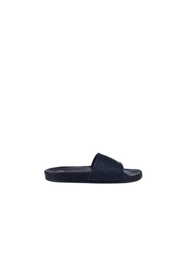 Klapki męskie Colmar Slipper Logo. Zapięcie: bez zapięcia. Kolor: niebieski. Materiał: syntetyk, materiał. Szerokość cholewki: normalna. Sport: turystyka piesza, pływanie, fitness
