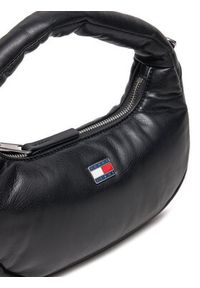 Tommy Jeans Torebka Tjw Pillow Mini Hobo AW0AW16976 Czarny. Kolor: czarny. Materiał: skórzane #3