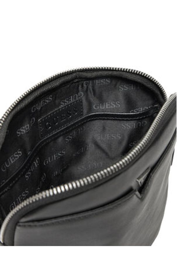 Guess Saszetka Firenze HMFISE P4423 Czarny. Kolor: czarny. Materiał: skóra