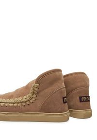 Mou Śniegowce Eskimo Sneaker FW111000A Beżowy. Kolor: beżowy. Materiał: skóra #5