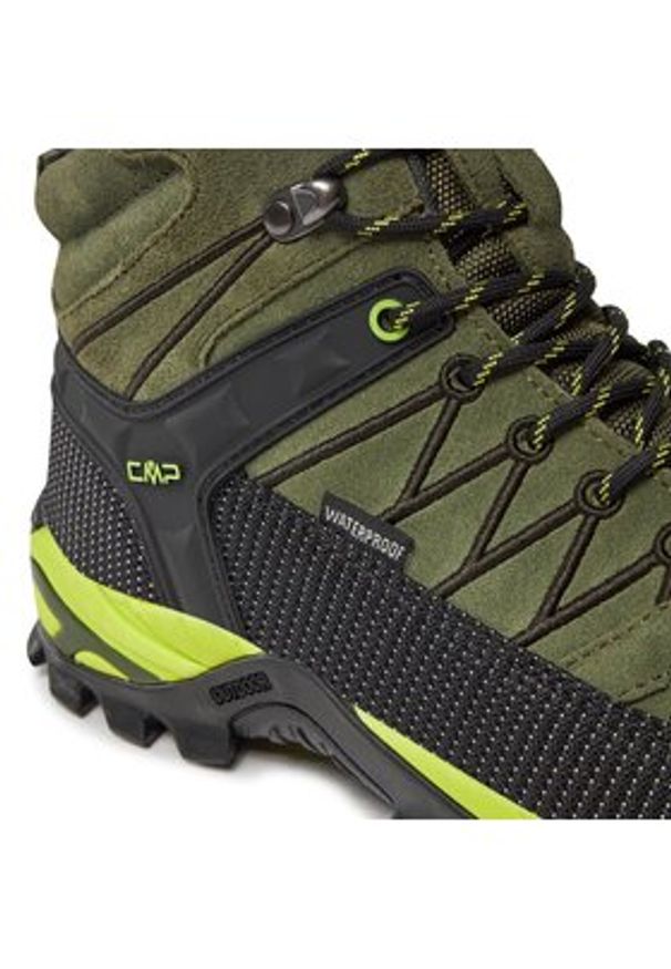 CMP Trekkingi Rigel Mid Trekking Shoes Wp 3Q12947 Khaki. Kolor: brązowy. Materiał: zamsz, skóra. Sport: turystyka piesza