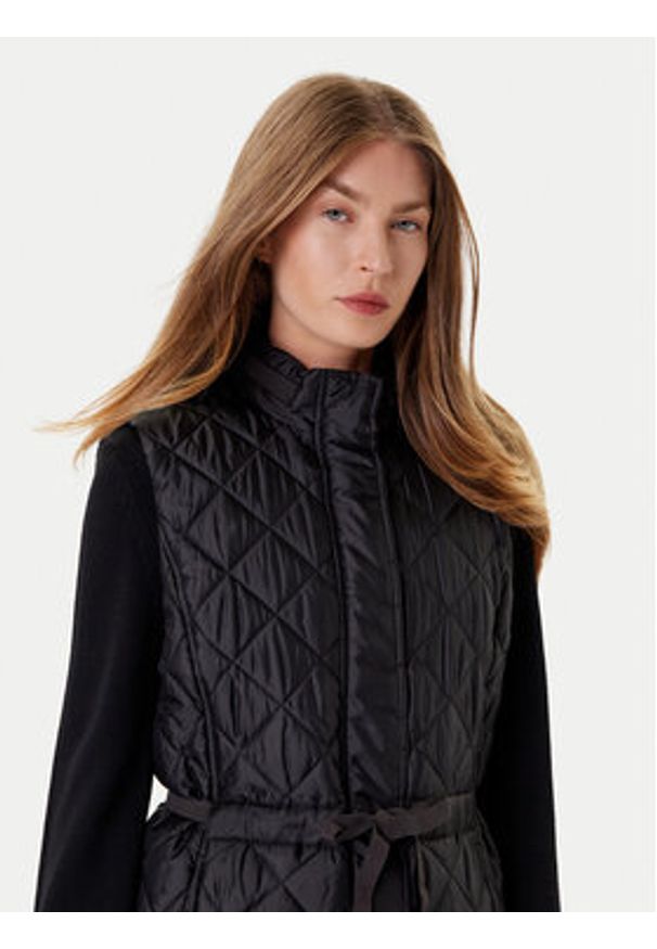 MICHAEL Michael Kors Bezrękawnik MT520JM3SB Czarny Regular Fit. Kolor: czarny. Materiał: syntetyk. Długość rękawa: bez rękawów