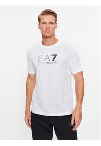 EA7 Emporio Armani T-Shirt 6RPT71 PJM9Z 1100 Biały Regular Fit. Kolor: biały. Materiał: bawełna #1