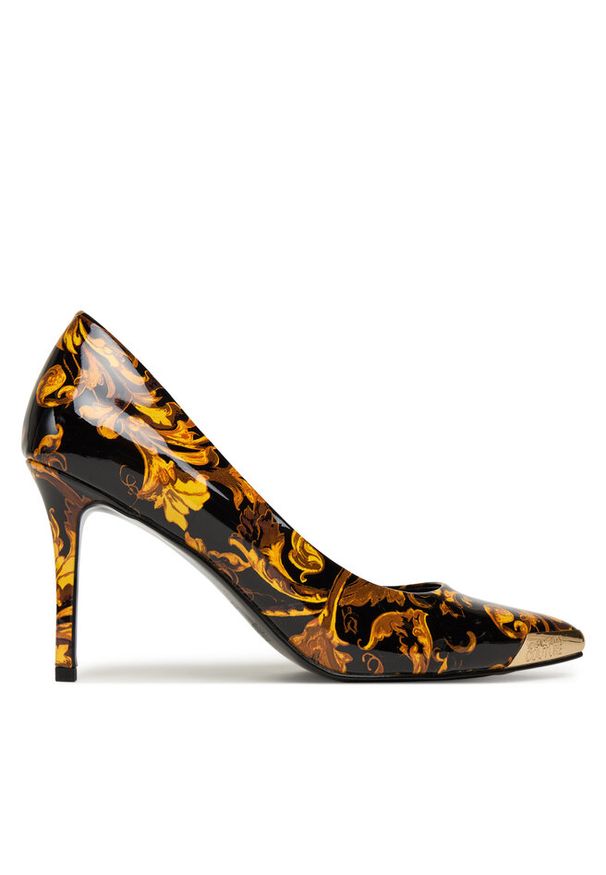 Szpilki Versace Jeans Couture. Kolor: czarny. Obcas: na szpilce