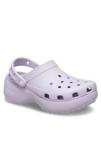 Crocs Klapki Classic Platform Clog W 206750 Szary. Kolor: szary. Obcas: na platformie