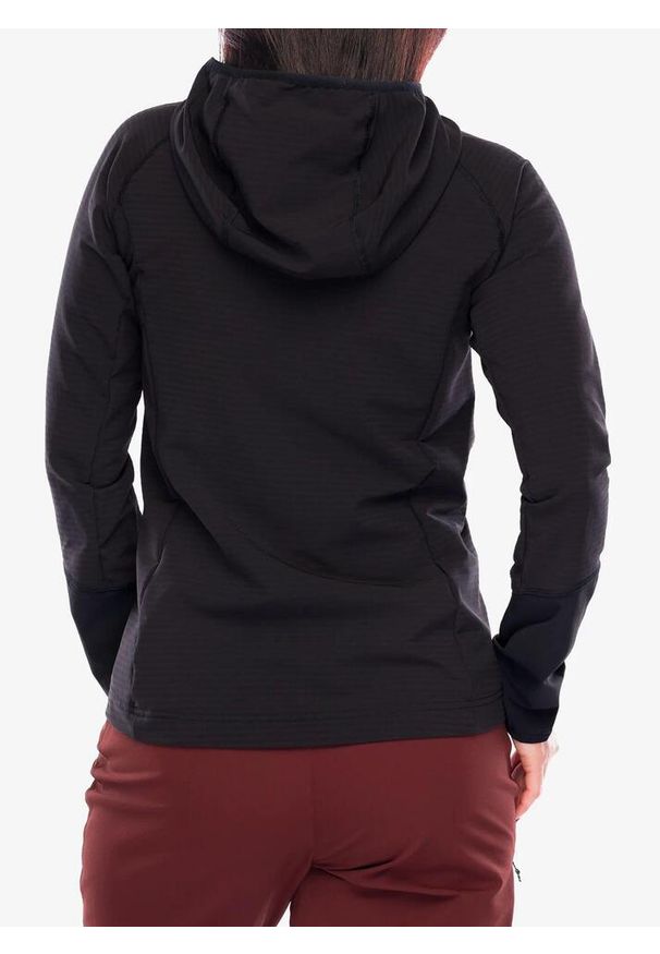 Bluza z kapturem damska Mammut Madris Light ML Half Zip Hoody. Typ kołnierza: kaptur. Kolor: czarny