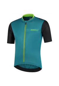 ROGELLI - Koszulka rowerowa męska Rogelli Minimal. Kolor: wielokolorowy, turkusowy, niebieski, czarny, żółty