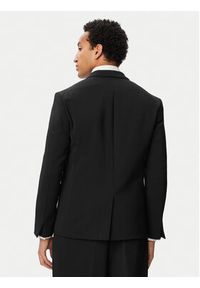 Hugo - HUGO Marynarka Hans 263X 50565557 Czarny Slim Fit. Kolor: czarny. Materiał: syntetyk #6