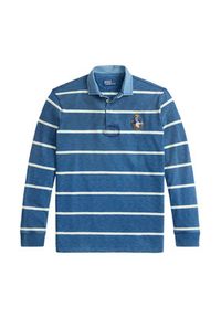 Polo Ralph Lauren Polo 710B18562001 Niebieski Regular Fit. Typ kołnierza: polo. Kolor: niebieski. Materiał: bawełna #4