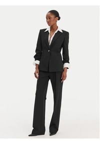 Hugo - HUGO Marynarka Abire 50565362 Czarny Slim Fit. Kolor: czarny. Materiał: syntetyk #2