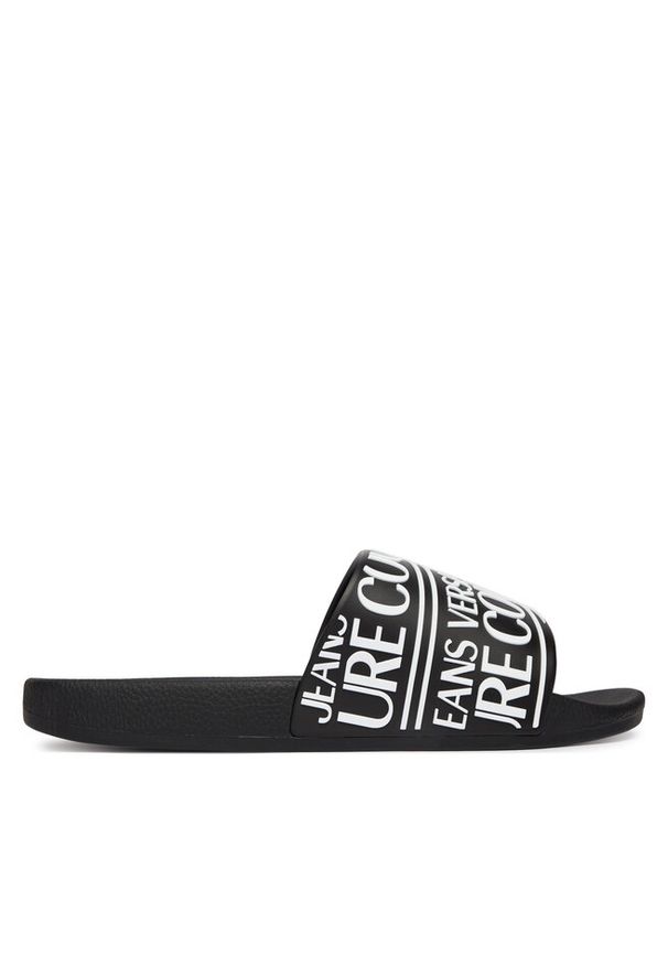 Klapki Versace Jeans Couture. Kolor: czarny