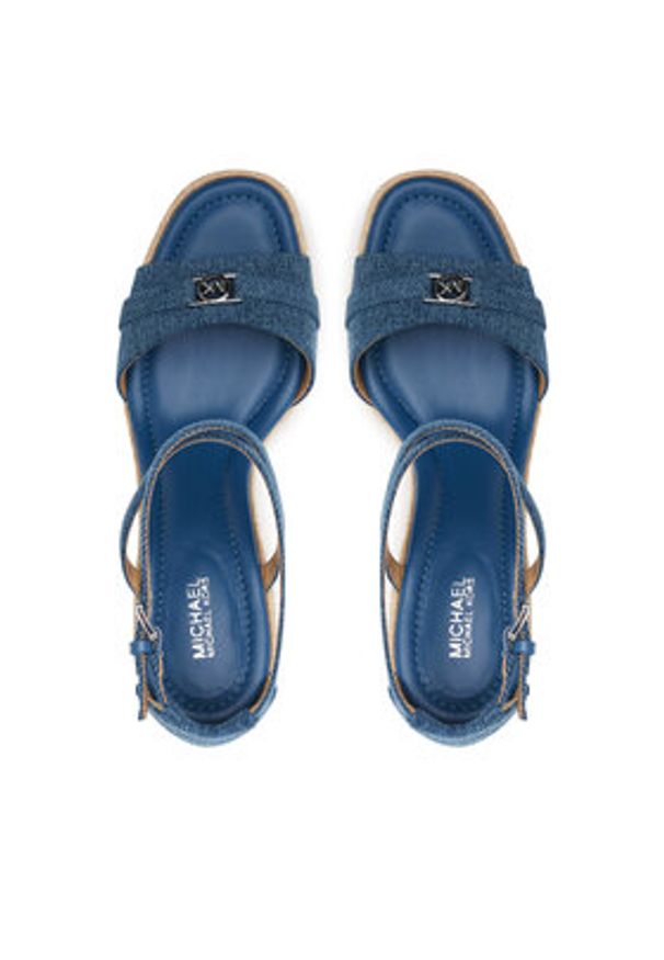 MICHAEL Michael Kors Espadryle Mandy 40S5MAMS2D Niebieski. Kolor: niebieski. Materiał: materiał