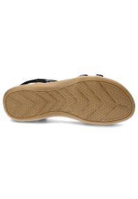 Czarne Sandały Artiker Stylowe Płaskie Obuwie Damskie. Kolor: czarny. Sezon: lato. Styl: elegancki #4