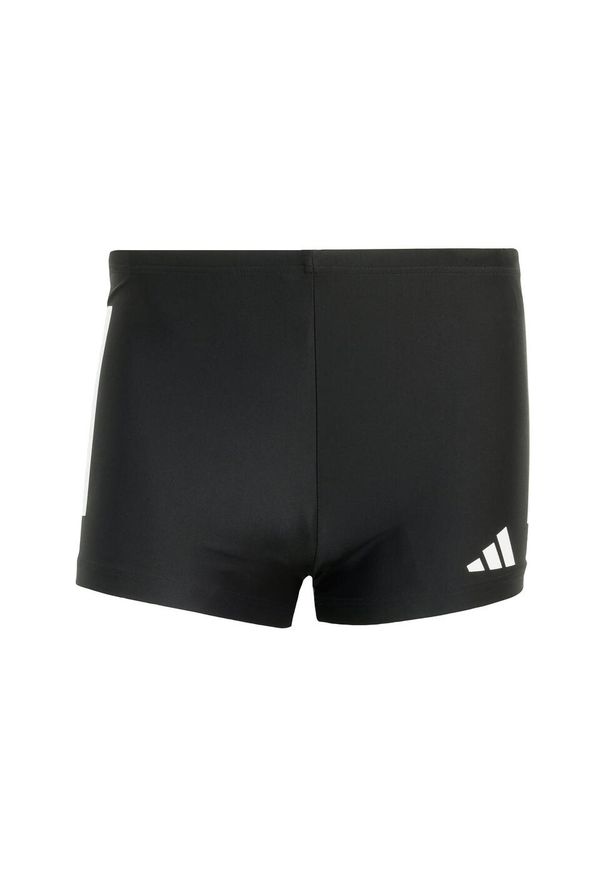 Adidas - Bokserki 3-Stripes Swim 2-Inch. Kolor: biały, wielokolorowy, czarny. Materiał: materiał