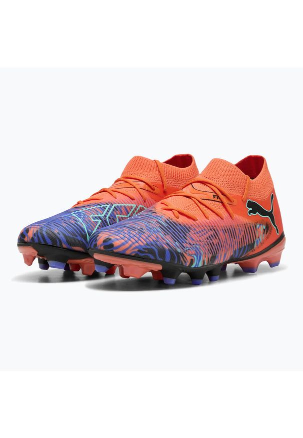 Puma - Buty piłkarskie męskie PUMA Future 8 Match Creativity FG/AG. Kolor: pomarańczowy. Sport: piłka nożna