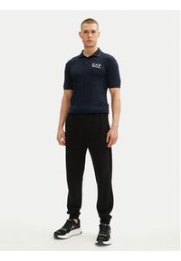 EA7 Emporio Armani Polo 7M000300 AF13739 UB102 Granatowy Slim Fit. Typ kołnierza: polo. Kolor: niebieski. Materiał: wiskoza #2