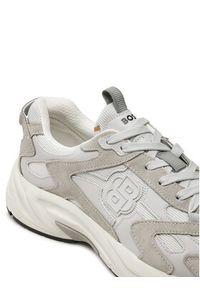BOSS - Boss Sneakersy Levitt_Runn_BB 50522918 Szary. Kolor: szary. Materiał: zamsz, skóra
