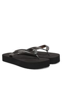 Calvin Klein Japonki Flatform Flip Flop Met Tpu HW0HW03120 Czarny. Kolor: czarny. Materiał: syntetyk #6