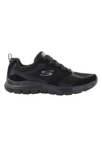 skechers - Buty do chodzenia damskie Skechers Flex Appeal 40. Zapięcie: sznurówki. Kolor: czarny. Materiał: materiał. Szerokość cholewki: normalna. Sport: turystyka piesza #1