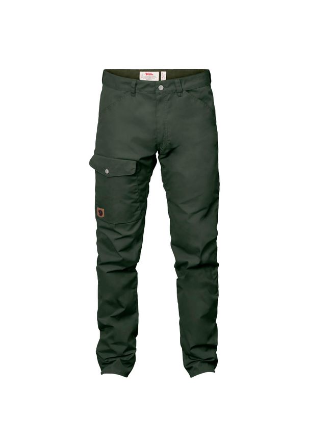 Fjällräven - Spodnie turystyczne męskie Fjallraven Greenland Jeans Regular. Kolor: zielony. Materiał: jeans