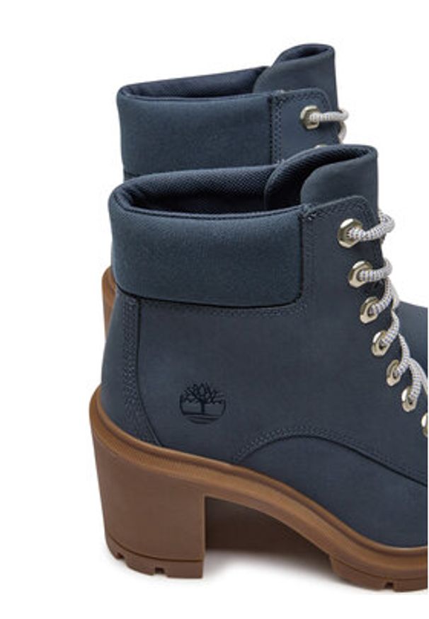 Timberland Botki TB0A2CKCEP21 Granatowy. Kolor: niebieski. Materiał: skóra, nubuk