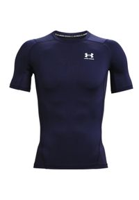 Jersey Under Armour à manches courtes. Kolor: wielokolorowy, niebieski, biały. Materiał: jersey. Sport: bieganie #1