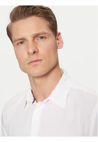 TOMMY HILFIGER - Tommy Hilfiger Koszula MW0MW38137 Biały Slim Fit. Kolor: biały. Materiał: bawełna #4