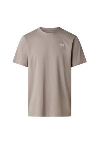 Koszulka męska The North Face Evolution Simple Dome 0A8CZ22MB1 - szara. Kolor: szary. Materiał: tkanina, poliester, bawełna. Długość rękawa: krótki rękaw. Długość: krótkie #1