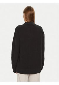 Calvin Klein Jeans Sweter Intrasia J20J224799 Czarny Relaxed Fit. Kolor: czarny. Materiał: bawełna #4