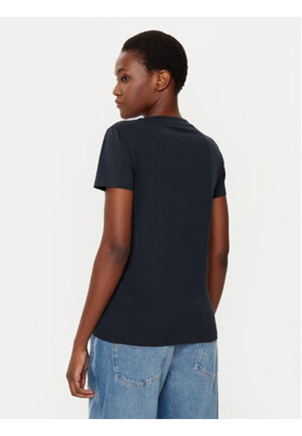 BOSS T-Shirt C_Esogo_1 50506973 Granatowy Slim Fit. Kolor: niebieski. Materiał: bawełna