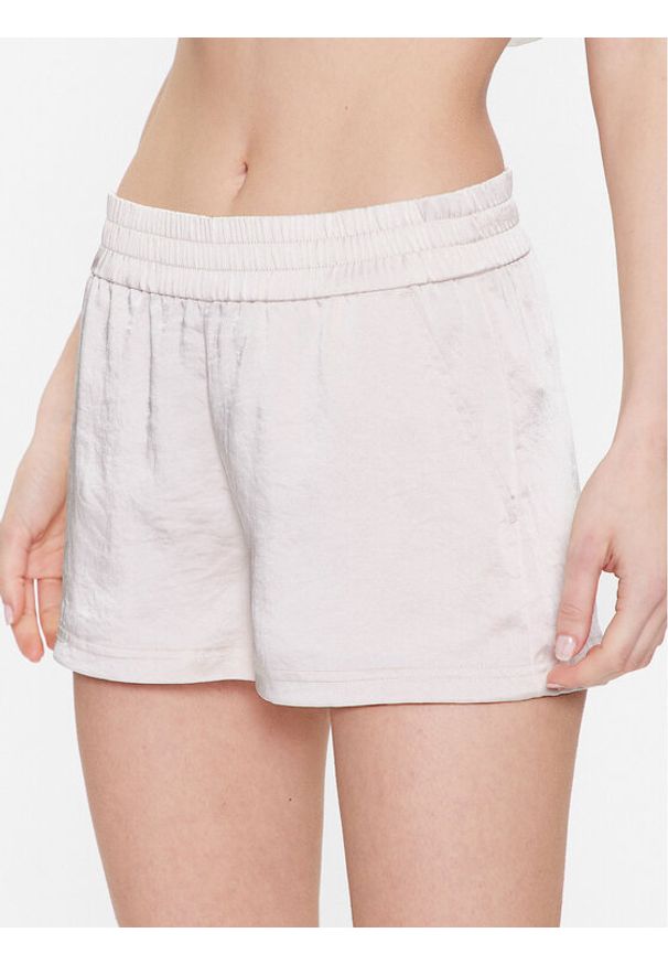 EA7 Emporio Armani Szorty sportowe 3RTS68 TNBLZ 1712 Beżowy Regular Fit. Kolor: beżowy. Materiał: syntetyk