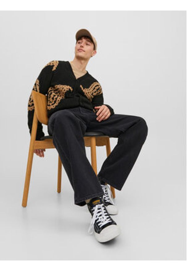 Jack & Jones Jeansy Alex 12236089 Czarny Baggy Fit. Kolor: czarny