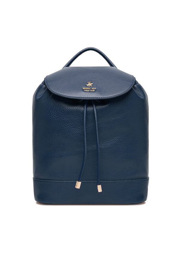 Beverly Hills Polo Club Plecak CEO-BHPC-C-017-09 Granatowy. Kolor: niebieski. Materiał: materiał