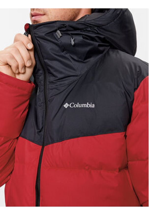 columbia - Columbia Kurtka narciarska Iceline Ridge™ Jacket Czerwony Regular Fit. Kolor: czerwony. Materiał: syntetyk. Sport: narciarstwo