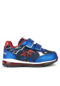Geox Sneakersy SPIDER-MAN B Todo Boy B3684A 05054 C0735 Granatowy. Kolor: niebieski