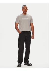 Calvin Klein T-Shirt Outline Tape Graphic LV04RC852G Szary Regular Fit. Kolor: szary. Materiał: bawełna #2