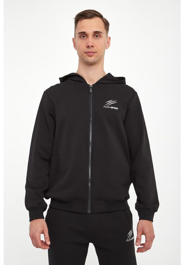Plein Sport - Bluza męska z kapturem PLEIN SPORT. Typ kołnierza: kaptur. Styl: sportowy